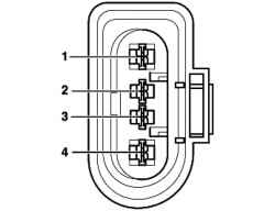 Назначение контактов 4-контактного разъема датчика индикации уровня топлива