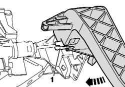 Установка крепления в педаль сцепления
