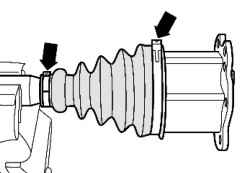 Хомуты пыльника шарнира